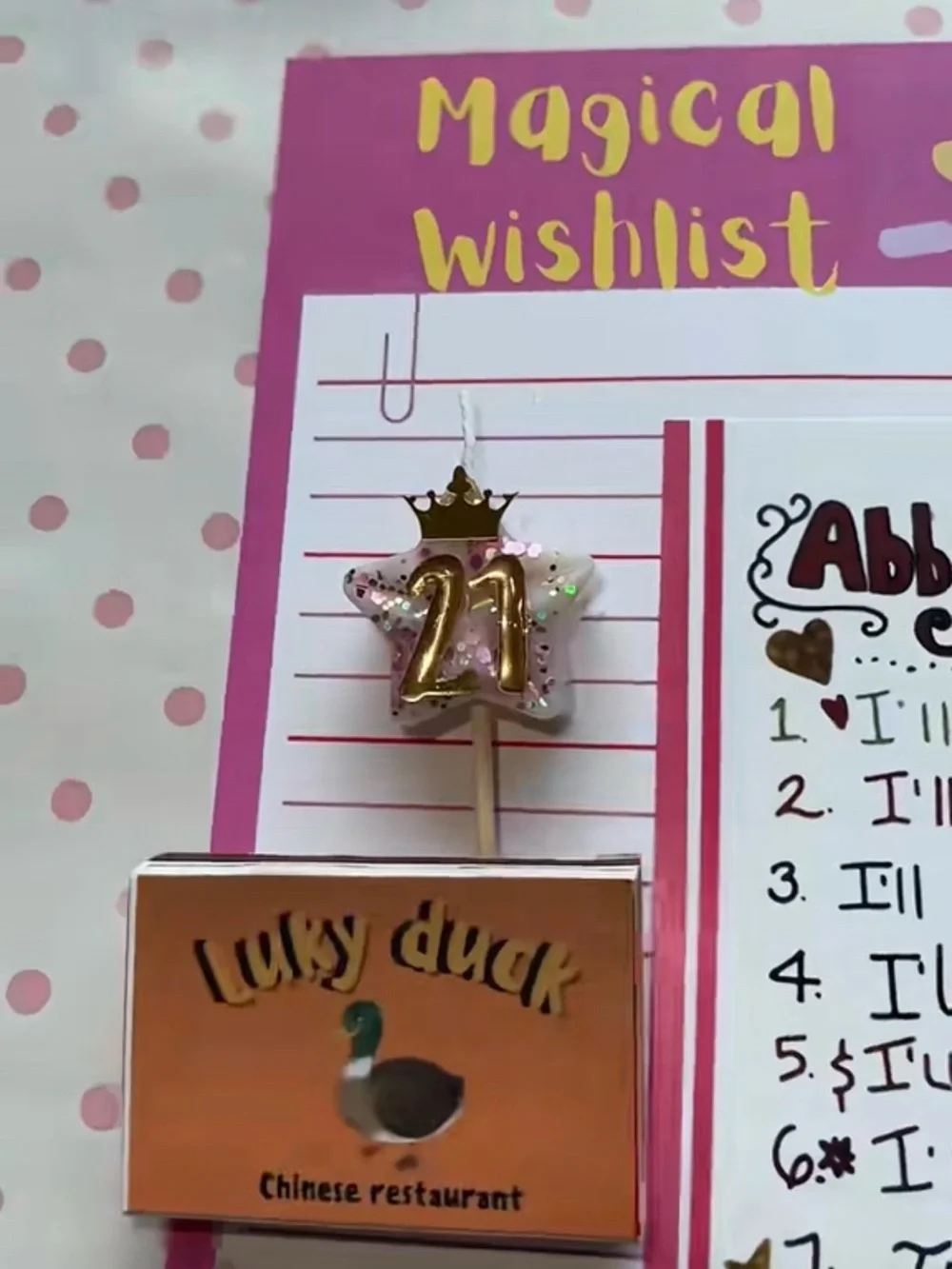 16 Wishes Candle box